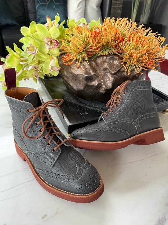 Tricker's Shoes - Tricker’s brogue women’s boots excellent condition